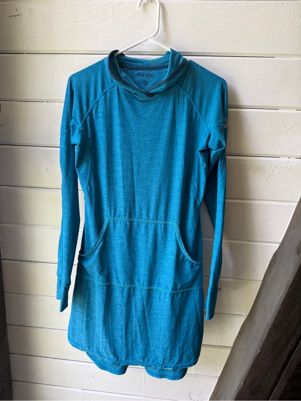 NRS Women's Blue Long-Sleeve Sun Hoodie Dress
